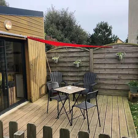 Alpehytte Le Petit De La - Terrasse & Jardinet Portbail